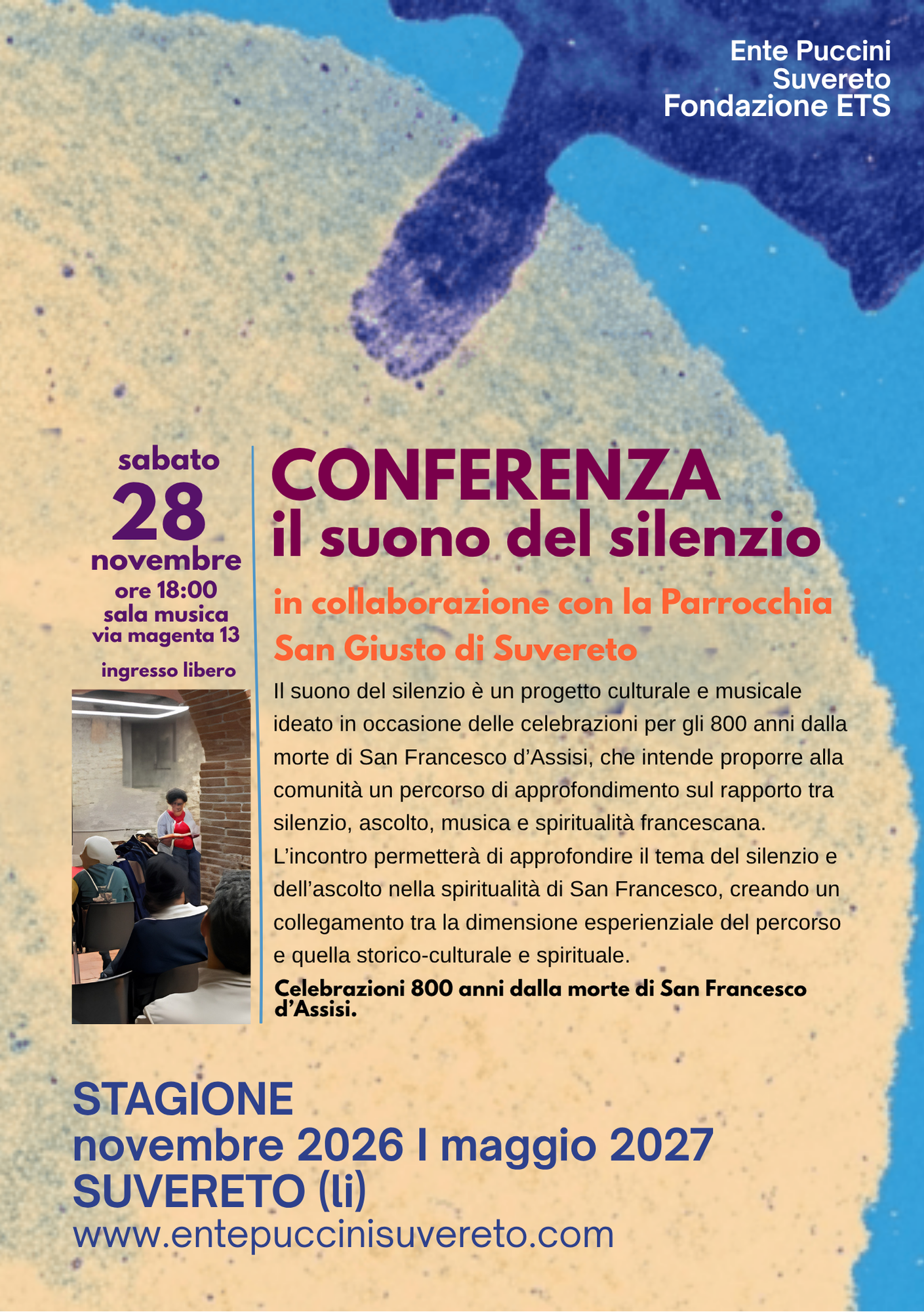 Conferenza il suono del silenzio